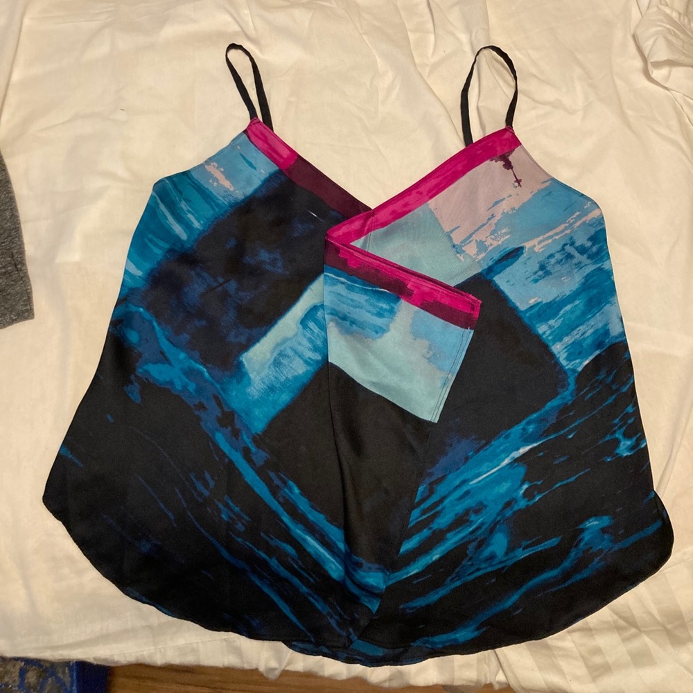 Beautiful, slinky sleeveless blouse.